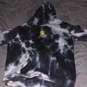 This hoodie is an small and super comfortable